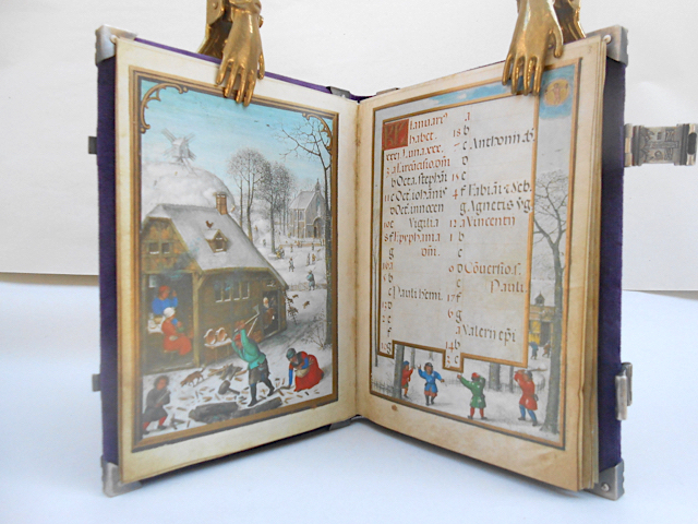 Flämischer Kalender. Flemish Calendar. Calendrier flamand. Clm. 23638 Bayerische Staatsbibliothek München. Faksimile & Kommentarband. 2 Bde.
