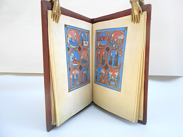 Gotische Bilderbibel. Faksimile der Handschrift Cod. Ser. n. 2611, fol. 1-22 der Österreichischen Nationalbibliothek, Wien. Faksimile & Kommentar. 2 Bde.